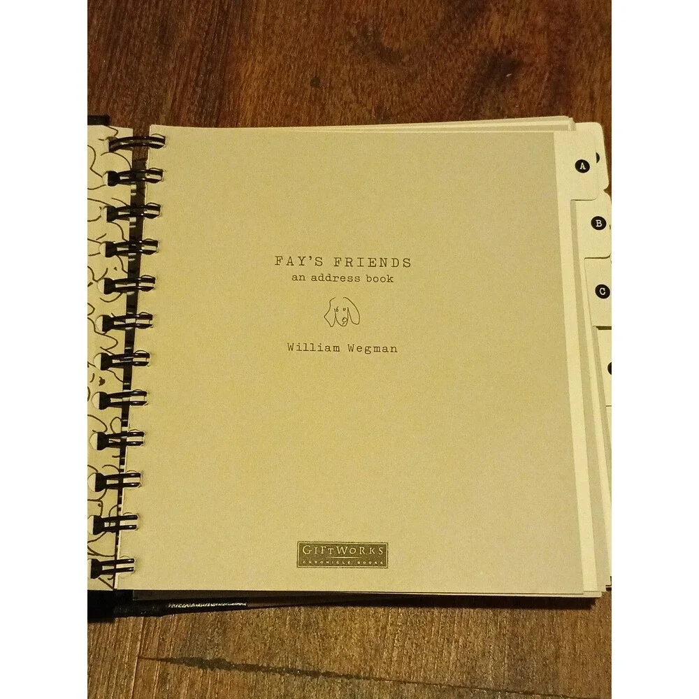 William Wegman's Fay's Friends Address Book